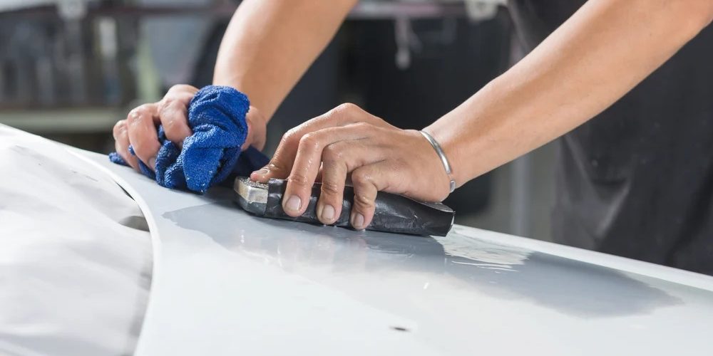 wet car sanding