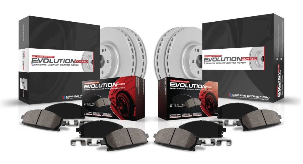 PowerStop Z23 Evolution Sport Geomet Coated Rotor Brake Kit