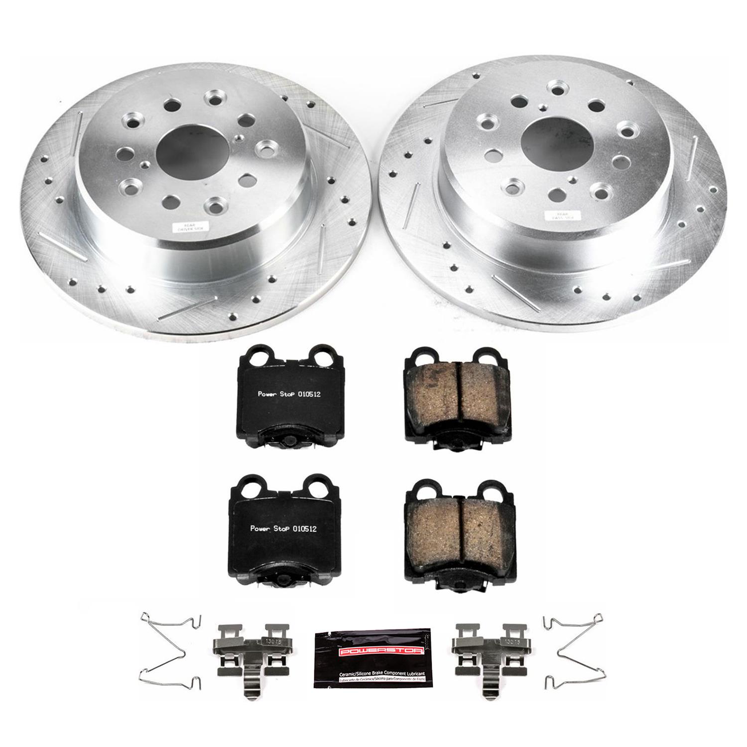 Power Stop Z23 Evolution Sport Brake Upgrade Kits with Calipers rear