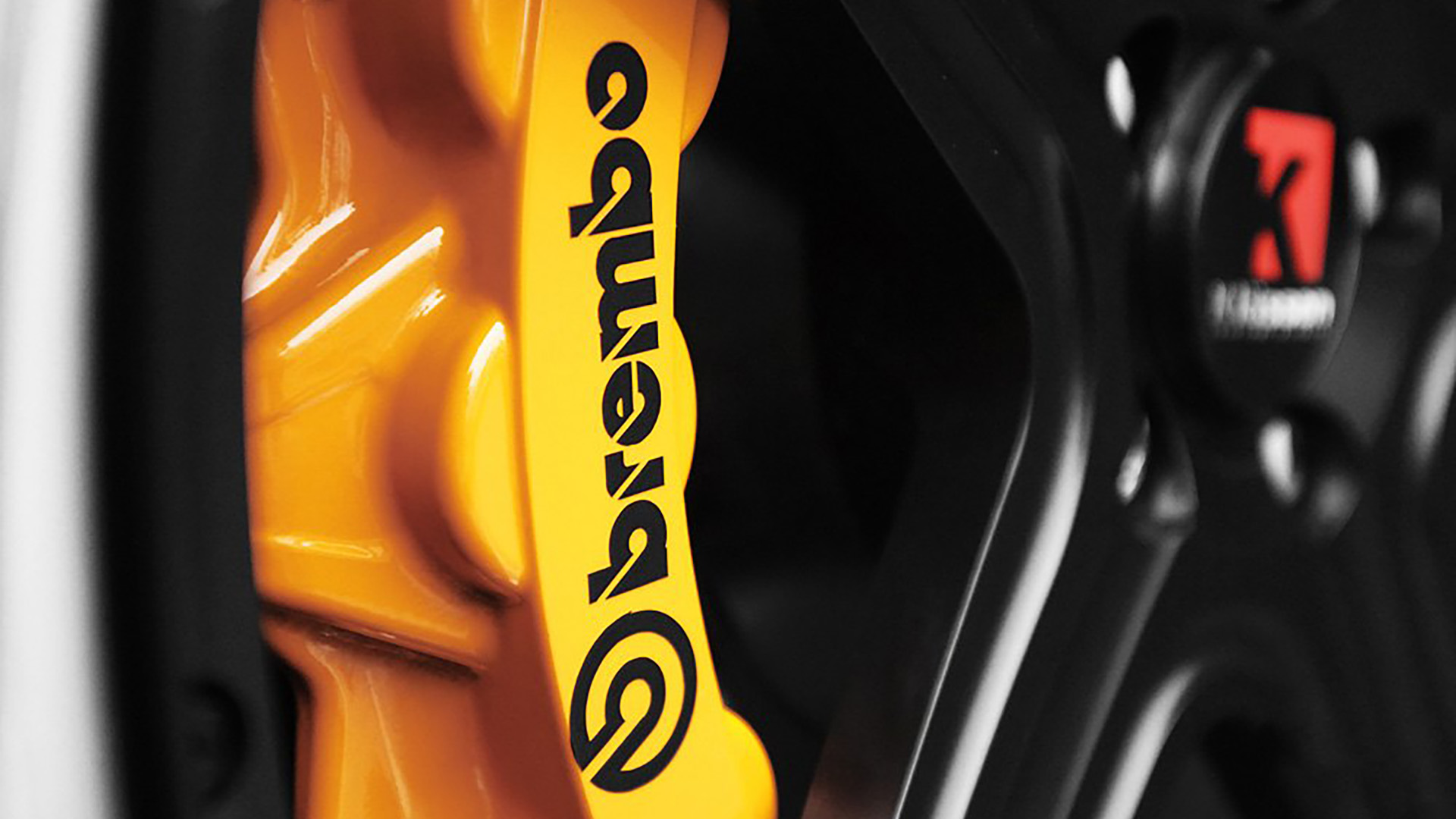 brembo yellow caliper brake kit